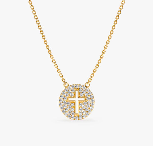 Radiant Cross Pendant